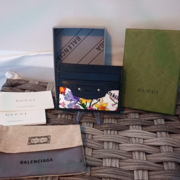 NEW Gucci x Balenciaga Hacker Project Flora Neo Classic Card Holder (Full Inc) - Picture 3 of 8